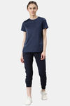 Enamor Relaxed Fitted Top - Navy Mel Active Reflective — thumbnail 5
